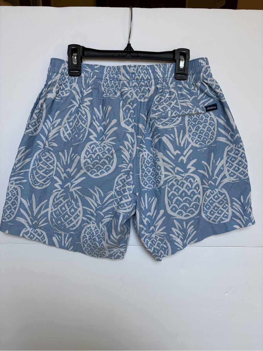 Chubbies Pineapple Sketches Swim Trunks 5.5" Small Blue - Picture 6 of 8